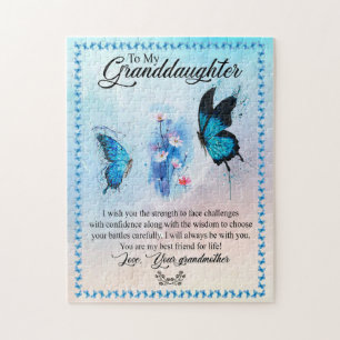 Granddaughter Gift Love Grandmother Family Group Jigsaw Puzzle