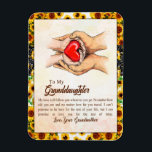 Granddaughter Gift | Love Grandmother Family Group Magnet<br><div class="desc">Granddaughter Gifts | To My Granddaughter Matching Family Group Love From Granddaughter</div>