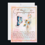 Granddaughter Gifts | From Grandpa Grandma Family Invitation<br><div class="desc">Granddaughter Gifts | Love From Grandma Grandpa Matching Family Group Butterfly Daisy Flowers Blanket</div>
