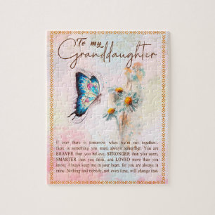 Granddaughter Gifts   From Grandpa Grandma Family Jigsaw Puzzle