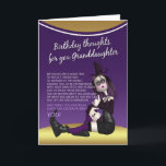 granddaughter gothic birthday card - birthday thou<br><div class="desc">granddaughter gothic birthday card - birthday thoughts for you</div>