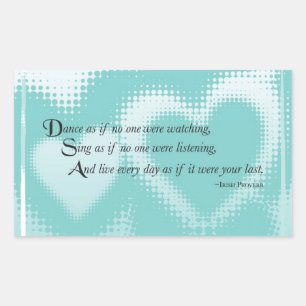 Granddaughter Graduation Dance, Horizontal, Gift Rectangular Sticker