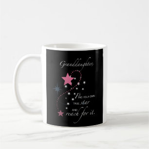 Granddaughter, Graduation Star Congratulations Coffee Mug