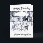 "GRANDDAUGHTER" HAPPY BIRTHDAY CARD<br><div class="desc">TELL YOUR ***GRANDDAUGHTER*** "WITH THIS CARD" THAT YOU WISH HER A "VERY HAPPY BIRTHDAY" AND THAT YOU **LOVE**  HER. THANKS FOR STOPPING BY ONE OF MY EIGHT STORES.</div>