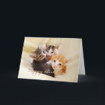 Granddaughter Happy Birthday Trio of Kittens Card<br><div class="desc">This card featuring three adorable kittens is perfect for a granddaughter's birthday.  See other Fuzzyball cards for age-specific birthdays and birthday cards for other family members.</div>
