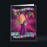 Granddaughter Happy Birthday with Cute little Cuti Card<br><div class="desc">Granddaughter Happy Birthday with Cute little Cutie Pie ballons</div>