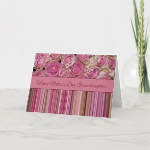 granddaughter  Happy Mother's Day rose card