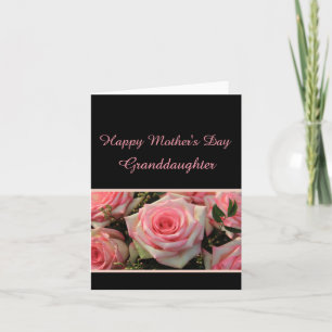 granddaughter  Happy Mother's Day rose card