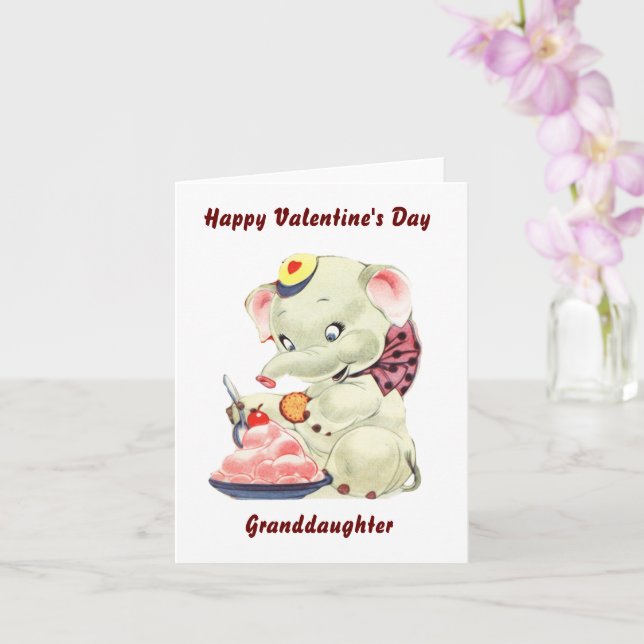 Granddaughter Happy Valentine's Day Card (Orchid)