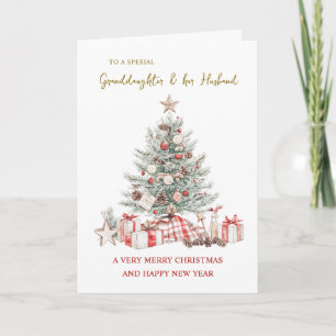 Granddaughter & her Husband Christmas Holiday Card