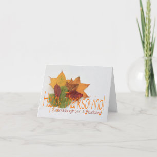 Granddaughter & Husband Thanksgiving Card