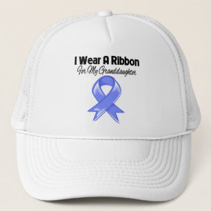 Granddaughter - I Wear Periwinkle Ribbon Trucker Hat