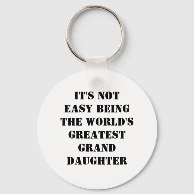 Granddaughter Key Ring (Front)