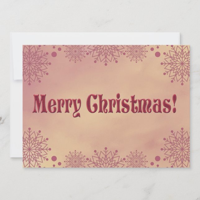 Granddaughter, Like a Snowflake... Christmas (Front)