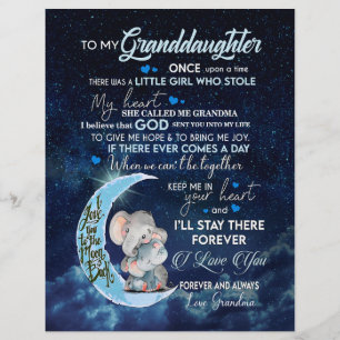 Granddaughter Lovers   Letter To My Granddaughter Custom Letterhead