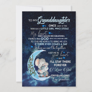 Granddaughter Lovers Letter To My Granddaughter Holiday Card