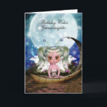 Granddaughter Magical Water Fairy Birthday Card<br><div class="desc">Cute little water fairy card with lots of magic and love</div>