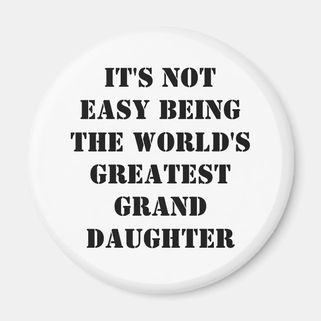 Granddaughter Magnet (Front)