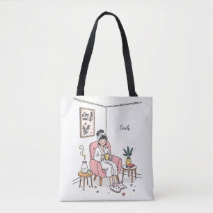 Granddaughter Mother's Day Cosy Relaxing Tote Bag