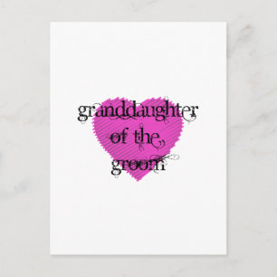 Granddaughter of the Groom Postcard