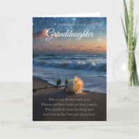 Granddaughter Sympathy Condolences Beach and Rose