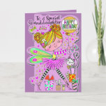 Granddaughter's 6th Birthday Card - Magical Fairy<br><div class="desc">You can personalise this birthday card for a girl inside.

Once you have your order please leave your feedback & pic's in situ on my page you bought it from,  thanks</div>