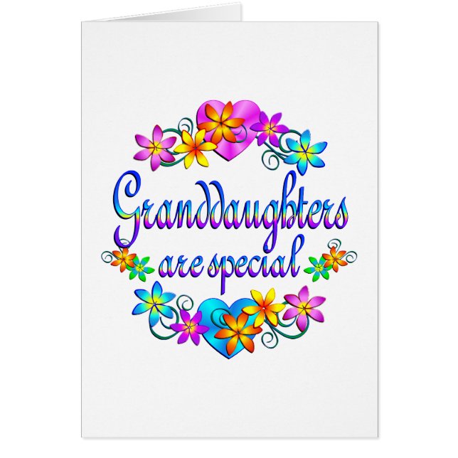 Granddaughters are Special (Front)