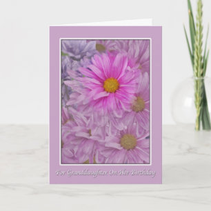 Granddaughter's Birthday Greeting  with Daisies Card