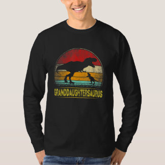Granddaughtersaurus T Rex Dinosaur Granddaughter S T-Shirt