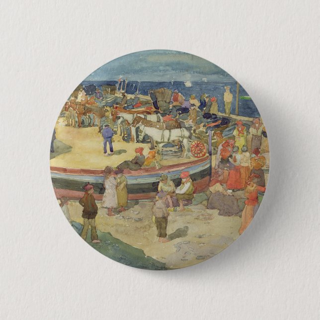 Grande Marina, Capri 6 Cm Round Badge (Front)