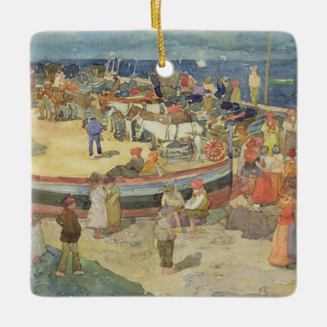 Grande Marina, Capri Ceramic Ornament (Front)