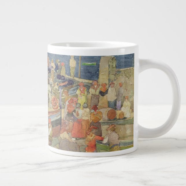Grande Marina, Capri Large Coffee Mug (Right)