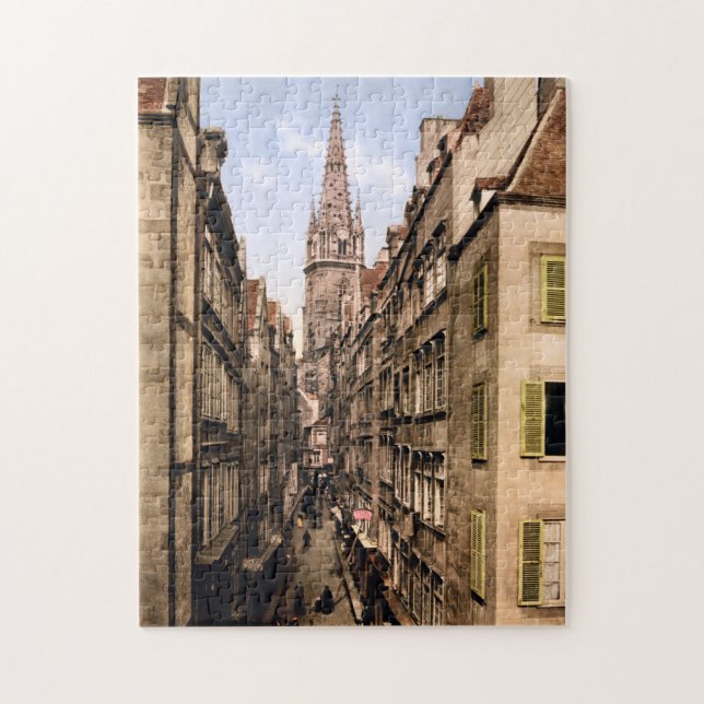 Grande Rue, Saint Malo Brittany France Jigsaw Puzzle (Vertical)