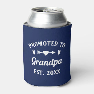 Grandfather Abuelo Gramps Papa Promoted To Grandpa Can Cooler