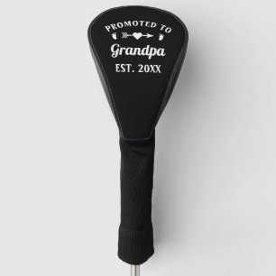 Grandfather Abuelo Gramps Papa Promoted To Grandpa Golf Head Cover