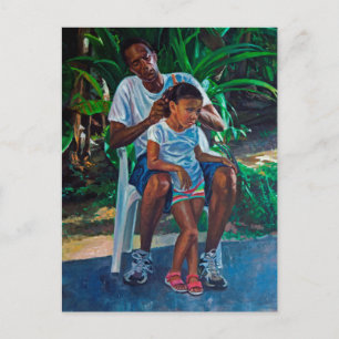 Grandfather and Child 2010 Postcard