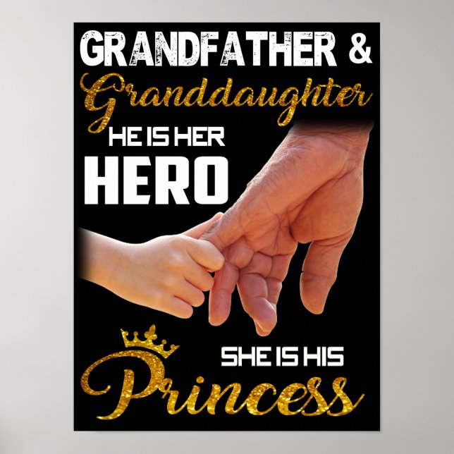 Grandfather and Granddaughter Poster (Front)