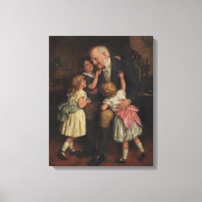 Grandfather (by Joseph Clark) Canvas Print (Front)