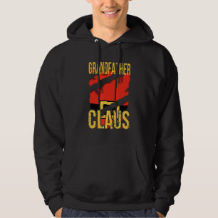 Grandfather Claus Grandfather Santa Matching Costu Hoodie