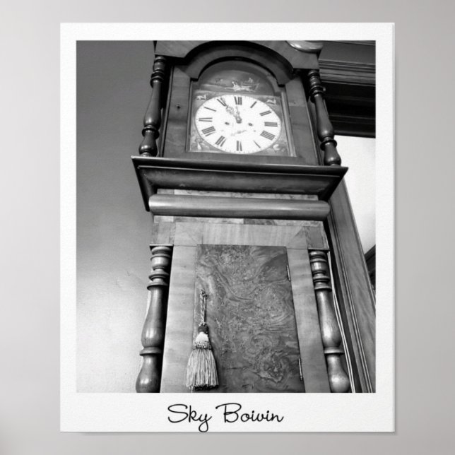 Grandfather clock poster (Front)