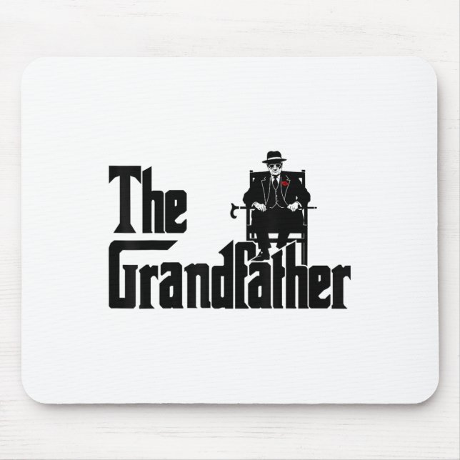 Grandfather Funny Quote Design For Grandpas  Mouse Mat (Front)