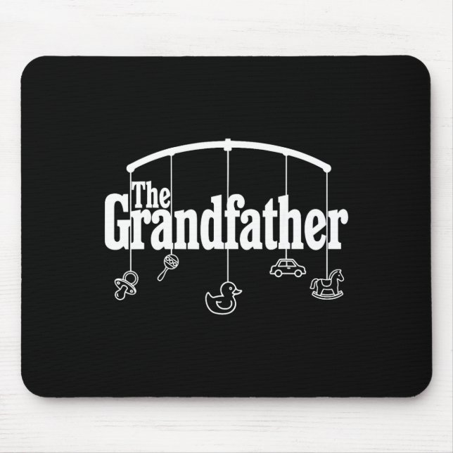 Grandfather Funny Quote Design For Grandpas  Mouse Mat (Front)
