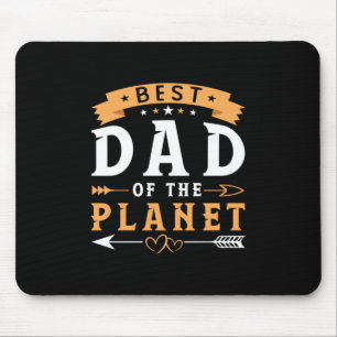 Grandfather Gift   Best Dad Of The Planet Mouse Mat