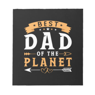 Grandfather Gift   Best Dad Of The Planet Notepad