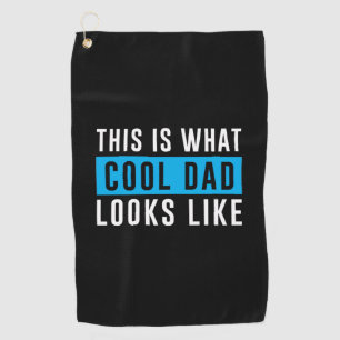 Grandfather Gift Cool Dad Looks Like Golf Towel