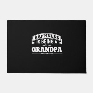 Grandfather Gift Happiness Is Being A Grandpa Doormat