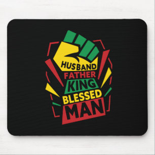 Grandfather Gift Husband Father And King Mouse Mat