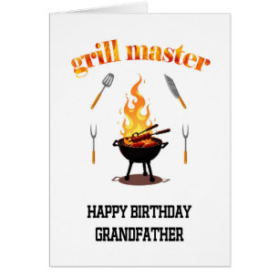 Grandfather Grill Master Birthday