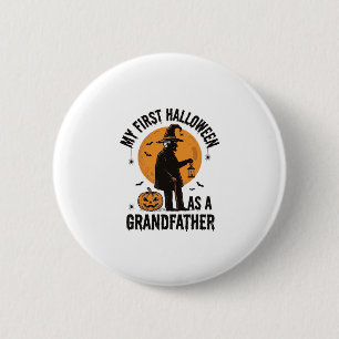 Grandfather Halloween Shirt First Spooky Grandpa_1 6 Cm Round Badge
