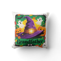 Grandfather Halloween-Style Cojin